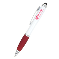 ’The Guru’ White Body Stylus Pen (Spot Color Print)